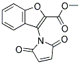 METHYL 3-(2,5-DIOXO-2,5-DIHYDRO-1H-PYRROL-1-YL)-1-BENZOFURAN-2-CARBOXYLATE Struktur