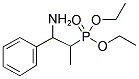 (2-AMINO-1-METHYL-2-PHENYL)ETHYLPHOSPHONIC ACID, DIETHYL ESTER Struktur