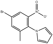 1-(4-BROMO-2-METHYL-6-NITROPHENYL)-1H-PYRROLE Struktur