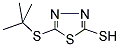 5-TERT-BUTYLTHIO-1,3,4-THIADIAZOLE-2-THIOL Struktur