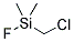 CHLOROMETHYL-DIMETHYL-FLUOROSILANE Struktur