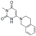 6-(3,4-DIHYDROISOQUINOLIN-2(1H)-YL)-3-METHYLPYRIMIDINE-2,4(1H,3H)-DIONE Struktur