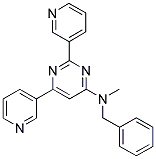 N-BENZYL-N-METHYL-2,6-DIPYRIDIN-3-YLPYRIMIDIN-4-AMINE Struktur