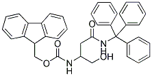 FMOC-DL-ASPARAGINOL(TRT) Struktur