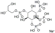 L-ALPHA-D-MYO-PHOSPHATIDYLINOSITOL-3,4,5-TRIIPHOSPHATE, SODIUM SALT Struktur