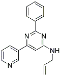 N-ALLYL-2-PHENYL-6-PYRIDIN-3-YLPYRIMIDIN-4-AMINE Struktur