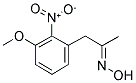 (3-METHOXY-2-NITROPHENYL)ACETONE OXIME Struktur