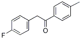 2-(4-FLUOROPHENYL)-1-P-TOLYL-ETHANONE Struktur