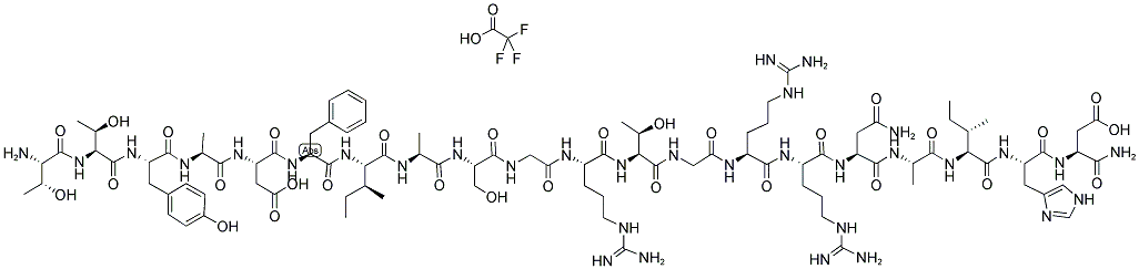 PROTEIN KINASE A INHIBITOR FRAGMENT 5-24 AMIDE TRIFLUOROACETATE SALT Struktur