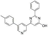 6-[5-(4-METHYLPHENYL)PYRIDIN-3-YL]-2-PHENYLPYRIMIDIN-4-OL Struktur