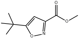 5-TERT-BUTYL-ISOXAZOLE-3-CARBOXYLIC ACID METHYL ESTER Struktur