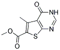 METHYL 5-METHYL-4-OXO-3,4-DIHYDROTHIENO[2,3-D]-PYRIMIDINE-6-CARBOXYLATE Struktur