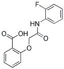 2-[(2-FLUORO-PHENYLCARBAMOYL)-METHOXY]-BENZOIC ACID Struktur