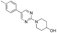 1-[5-(4-METHYLPHENYL)PYRIMIDIN-2-YL]PIPERIDIN-4-OL Struktur