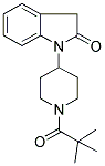 1-(TERT-BUTYLCARBONYL)-4-(2,3-DIHYDRO-2-OXO-(1H)-INDOL-1-YL)PIPERIDINE Struktur