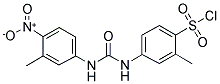 2-METHYL-4-[3-(3-METHYL-4-NITRO-PHENYL)-UREIDO]-BENZENESULFONYL CHLORIDE Struktur