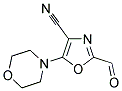 2-FORMYL-5-MORPHOLIN-4-YL-OXAZOLE-4-CARBONITRILE Struktur