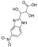 2,3-DIHYDROXY-3-(5-NITRO-1 H-BENZOIMIDAZOL-2-YL)-PROPIONIC ACID Struktur