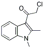 2-CHLORO-1-(1,2-DIMETHYL-1H-INDOL-3-YL)-ETHANONE Struktur