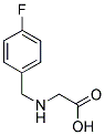 [(4-FLUOROBENZYL)AMINO]ACETIC ACID Struktur