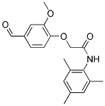 2-(4-FORMYL-2-METHOXY-PHENOXY)-N-(2,4,6-TRIMETHYL-PHENYL)-ACETAMIDE Struktur