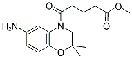 5-(6-AMINO-2,2-DIMETHYL-2,3-DIHYDRO-BENZO[1,4]OXAZIN-4-YL)-5-OXO-PENTANOIC ACID METHYL ESTER Struktur