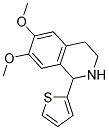 6,7-DIMETHOXY-1-THIOPHEN-2-YL-1,2,3,4-TETRAHYDRO-ISOQUINOLINE Struktur