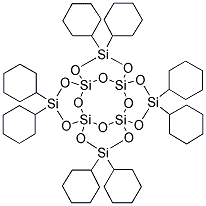 1,3,5,7,9,11,13,15-OCTACYCLOHEXYLPENTACYCLOOCTASILOXANE Struktur