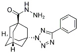 3-(5-PHENYL-TETRAZOL-2-YL)-ADAMANTANE-1-CARBOXYLIC ACID HYDRAZIDE Struktur