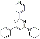 4-PHENYL-6-PIPERIDIN-1-YL-2-PYRIDIN-4-YLPYRIMIDINE Struktur