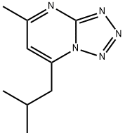 7-ISOBUTYL-5-METHYL[1,2,3,4]TETRAAZOLO[1,5-A]PYRIMIDINE Struktur