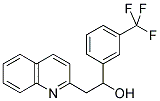 2-QUINOLIN-2-YL-1-(3-TRIFLUOROMETHYLPHENYL)ETHANOL Struktur