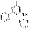 N-(2-METHYL-6-PYRIDIN-2-YLPYRIMIDIN-4-YL)PYRIMIDIN-2-AMINE Struktur