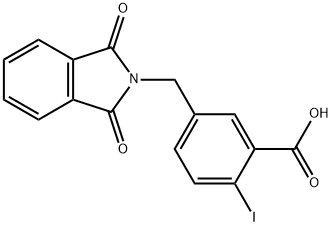 5-[(1,3-DIOXO-1,3-DIHYDRO-2H-ISOINDOL-2-YL)METHYL]-2-IODOBENZOIC ACID Struktur