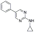 N-CYCLOPROPYL-5-PHENYLPYRIMIDIN-2-AMINE Struktur