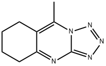 9-METHYL-5,6,7,8-TETRAHYDRO[1,2,3,4]TETRAAZOLO[5,1-B]QUINAZOLINE Struktur