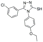 5-(3-CHLORO-PHENYL)-4-(4-ETHOXY-PHENYL)-4H-[1,2,4]TRIAZOLE-3-THIOL Struktur