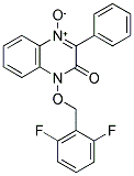 1-[(2,6-DIFLUOROBENZYL)OXY]-3-PHENYLQUINOXALIN-2(1H)-ONE 4-OXIDE Structure