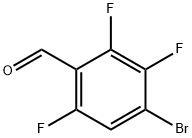 4-BROMO-2,3,6-TRIFLUOROBENZALDEHYDE Struktur