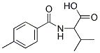 3-METHYL-2-(4-METHYL-BENZOYLAMINO)-BUTYRIC ACID Struktur