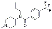 N-(1-METHYLPIPERIDIN-4-YL)-N-PROPYL-4-(TRIFLUOROMETHYL)BENZAMIDE Struktur