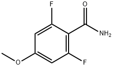 2,6-DIFLUORO-4-METHOXYBENZAMIDE Struktur