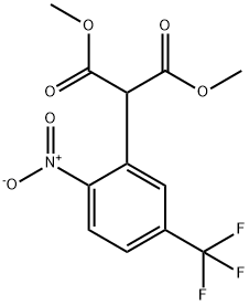 DIMETHYL 2-[2-NITRO-5-(TRIFLUOROMETHYL)PHENYL]MALONATE Struktur