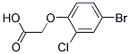 (4-BROMO-2-CHLORO-PHENOXY)-ACETIC ACID Struktur