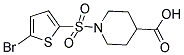 1-[(5-BROMOTHIEN-2-YL)SULFONYL]PIPERIDINE-4-CARBOXYLIC ACID Struktur