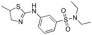 N,N-DIETHYL-3-(5-METHYL-4,5-DIHYDRO-THIAZOL-2-YLAMINO)-BENZENESULFONAMIDE Struktur