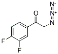 2-AZIDO-1-(3,4-DIFLUORO-PHENYL)-ETHANONE Struktur