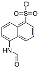 5-FORMYLAMINO-NAPHTHALENE-1-SULFONYL CHLORIDE Struktur