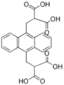 9,10-ANTHRACENEDIYL-BIS(METHYLENE)DIMALONIC ACID Struktur