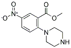 METHYL 5-NITRO-2-PIPERAZINOBENZENECARBOXYLATE Struktur